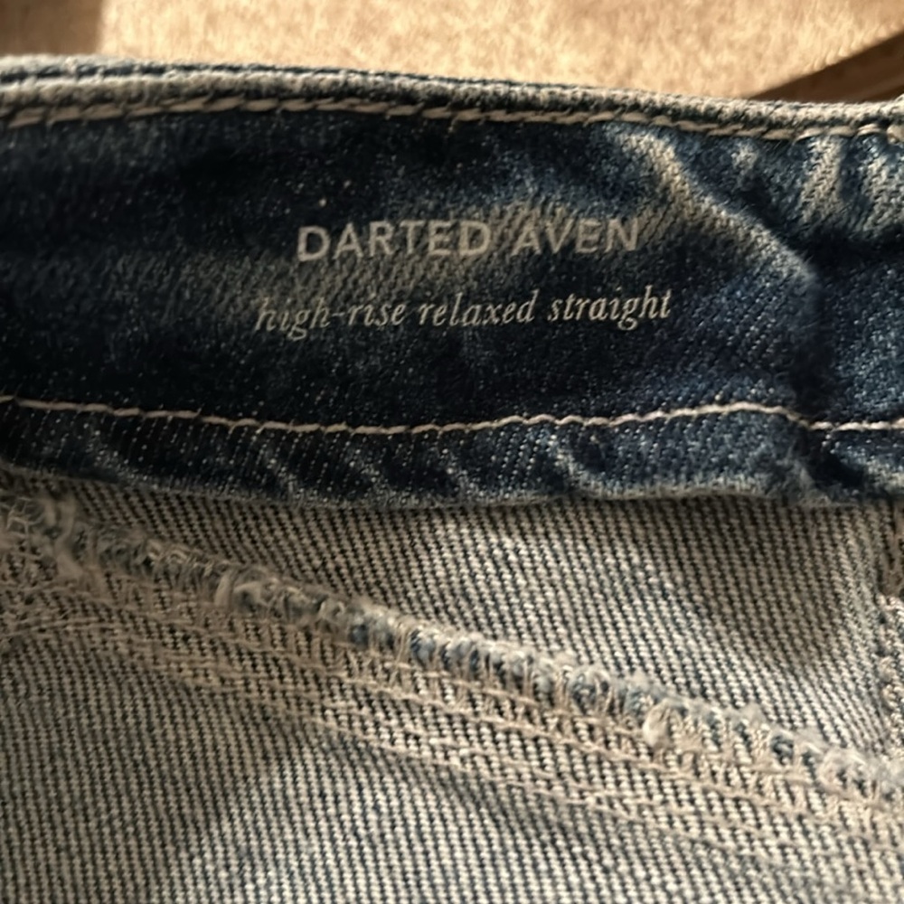 AG -✨FINAL PRICE-NWT- darted. “Aven” high-rise, relaxed, straight jeans. Contour - Picture 10 of 10